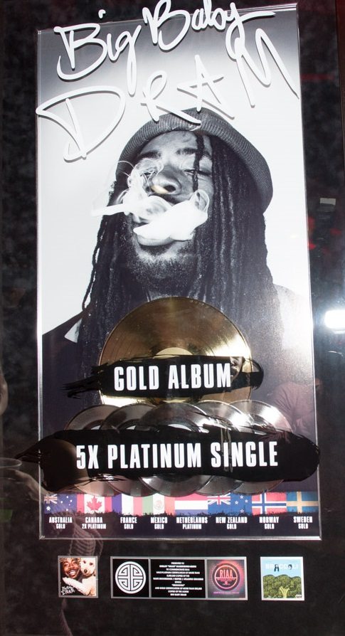 DRAM was acknowledged for musical success with his debut self-titled album attaining Gold status and 5x Platinum single for song, "Broccoli"