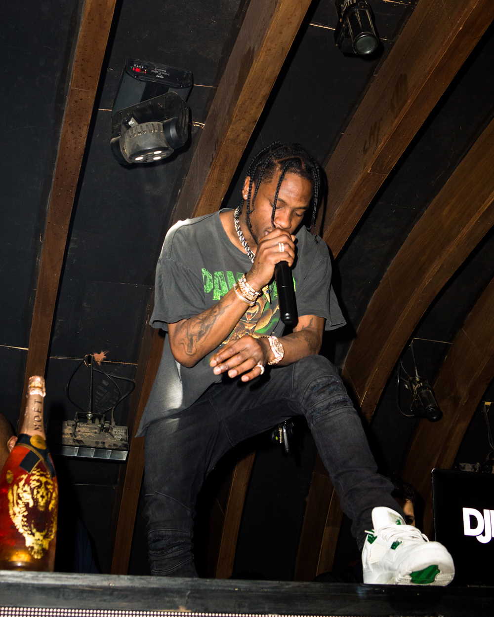 SPOTTED: Travis Scott Performs at Rolling Loud in Louis Vuitton