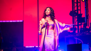 Jhene Aiko Performs with Big Sean at Drai's Nightclub in Las Vegas 6.3.16