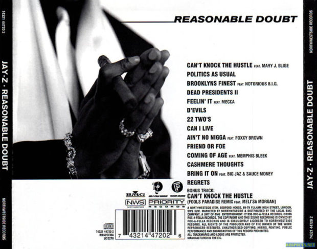 Flagermus kulstof befolkning Jay Z's Monumental Debut 'Reasonable Doubt' Turns 20 ! - The Hype Magazine