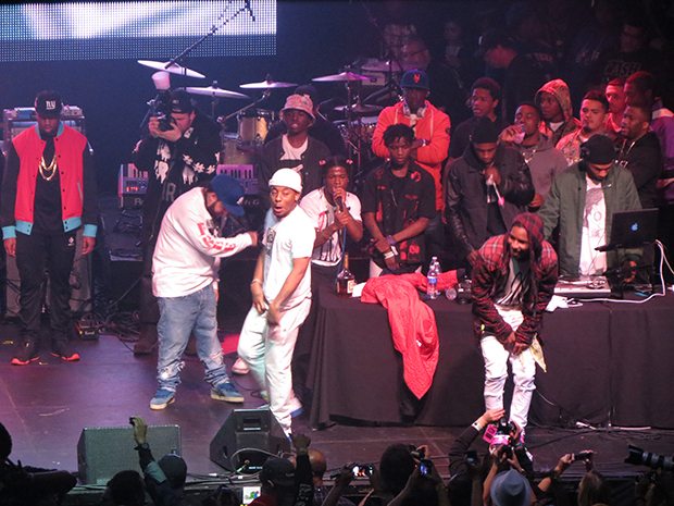 A$AP Mob rocking the stage during SXSW Takeover 2014. One of the final stage performances of A$AP Yams - RIP Jan 2015 (Photo: Jerry Doby for The Hype Magazine)