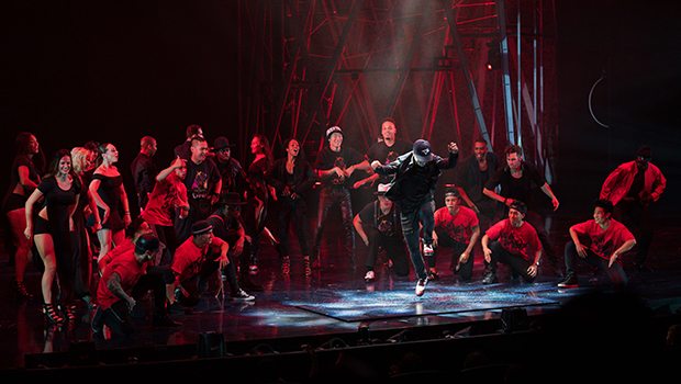Michael Jackson ONE artists celebrate the King of Pop's birthday with one-time, never-before-seen performance Aug. 29, 2017 (Photo Credit: Michael Jackson ONE by Cirque du Soleil)