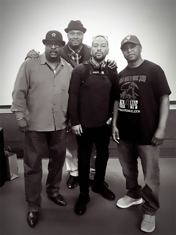 Timothy with Lonzo, Arabian Prince (NWA), and Cli-N-Tel (WCWC) (Photo Agency Submitted)