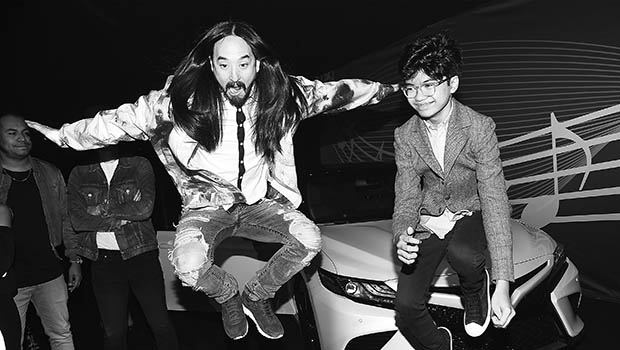 NEW YORK, NY - OCTOBER 16: Steve Aoki and Joey Alexander attend VH1 Save The Music 20th Anniversary Gala at SIR Stage37 on October 16, 2017 in New York City. (Photo by Nicholas Hunt/Getty Images for VH1 Save The Music )