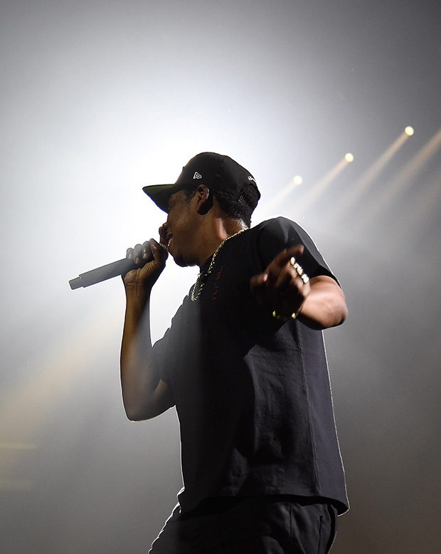 NEW YORK, NY - OCTOBER 17: Jay Z performs onstage during TIDAL X: Brooklyn at Barclays Center of Brooklyn on October 17, 2017 in New York City. (Photo by Kevin Mazur/Getty Images for TIDAL)