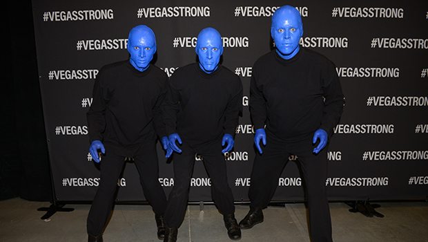 Blue Man Group at Vegas Strong Benefit Concert (Photo: Powers Imagery)