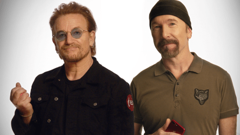 U2's Bono and The Edge - Photo Courtesy of (RED)