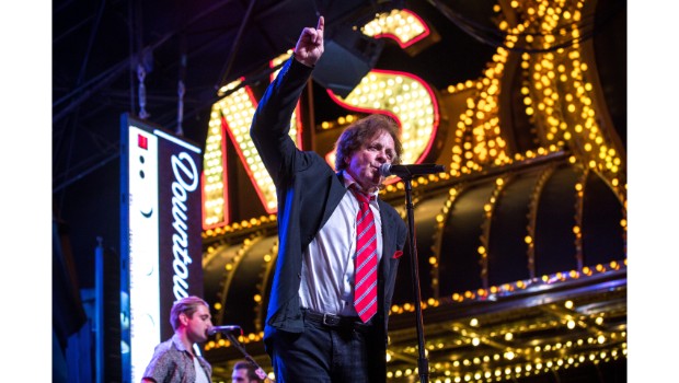 Eddie Money delivers unforgettable performance during Downtown Rocks on Fremont Street Experience, 7.21.18 (Photo Credit: Black Raven Films)