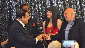Lifetime Achievement Award presented to Paul Sorvino by Larry Namer and Claudia Graf