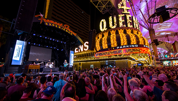 Melissa Etheridge performs during Downtown Rocks at Fremont Street Experience, 8.31.18 (credit Black Raven Films)