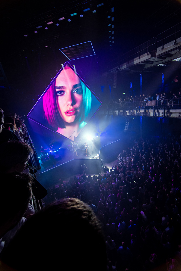 Jaguar and global superstar singer-songwriter Dua Lipa launch pioneering tech and music collaboration with live performance of exclusive remix of unreleased track, Want TO {PACE Remix} – created by utilising innovative technology from the Jaguar all-electric I-PACE - at Sugar City in Amsterdam, Netherlands.