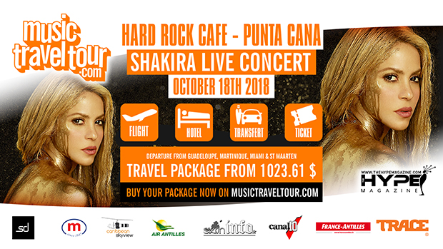 The Hype Magazine and MusicTravelTour present the exclusive live concert of SHAKIRA, October 18, 2018, in the Dominican Republic