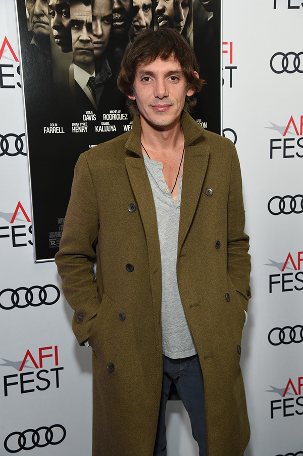 Lucas Haas at AFI FEST 2018 presented by Audi Gala screening of WIDOWS, at the TCL Chinese Theatre courtesy of AFI/Michael Kovac