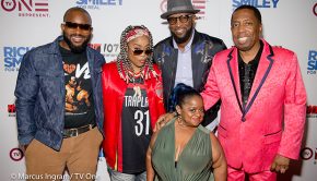 Cast of Rickey Smiley Morning Show copy [Photo: Marcus Ingram for TV One]
