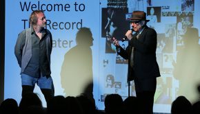 LOS ANGELES, CALIFORNIA - NOVEMBER 14: Brian Kehew and Marvin Etzioni speak onstage at The Record Theater: The White Album in Mono at the GRAMMY Museum on November 14, 2018 in Los Angeles, California. (Photo by Rebecca Sapp/WireImage for The Recording Academy )