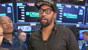 RZA at the New York Stock Exchange, April 26, 2019. (Photo: CNBC)