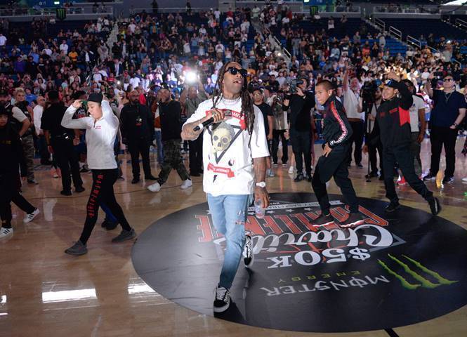 Ty Dolla $ign Performs at the Monster Energy $50K Charity Challenge Celebrity Basketball Game