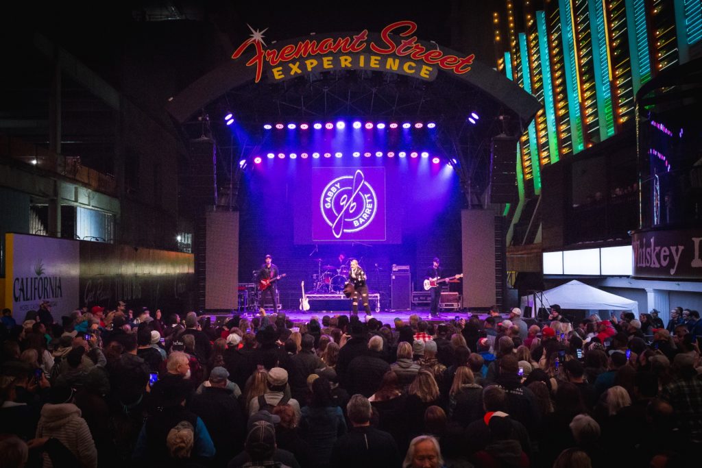 Fans gather at Fremont Street Experience for 33rd Annual Downtown Hoedown, 12.4.19