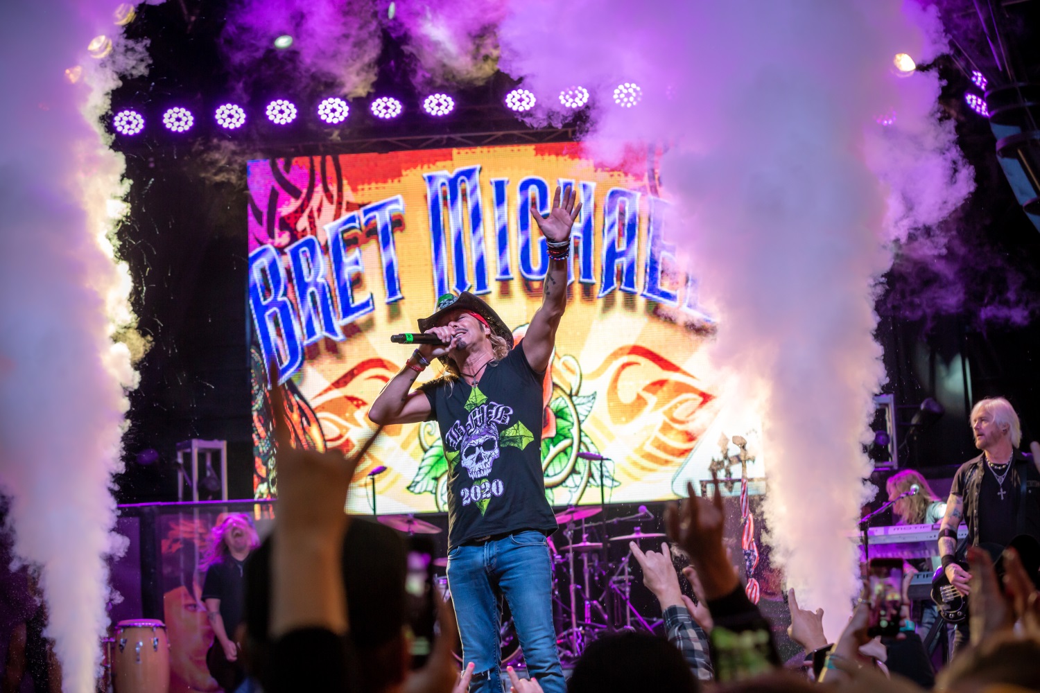 Bret Michaels delivers unforgettable performance at Fremont Street Experience (Photo Credit: Black Raven Films)