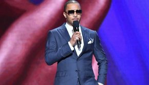 Tip "T.I." Harris introduces Dolemite Is My Name at the 51st NAACP Image Awards.