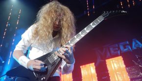 Megadeth's Dave Mustaine / Photo by Darren Paltrowitz, taken at Jones Beach Amphitheater on September 12, 2021