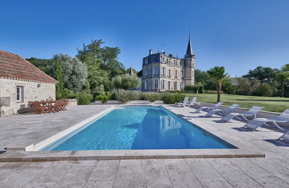 Clairac, France -- Magnificent XVII Century Château In The Heart Of The Dordogne