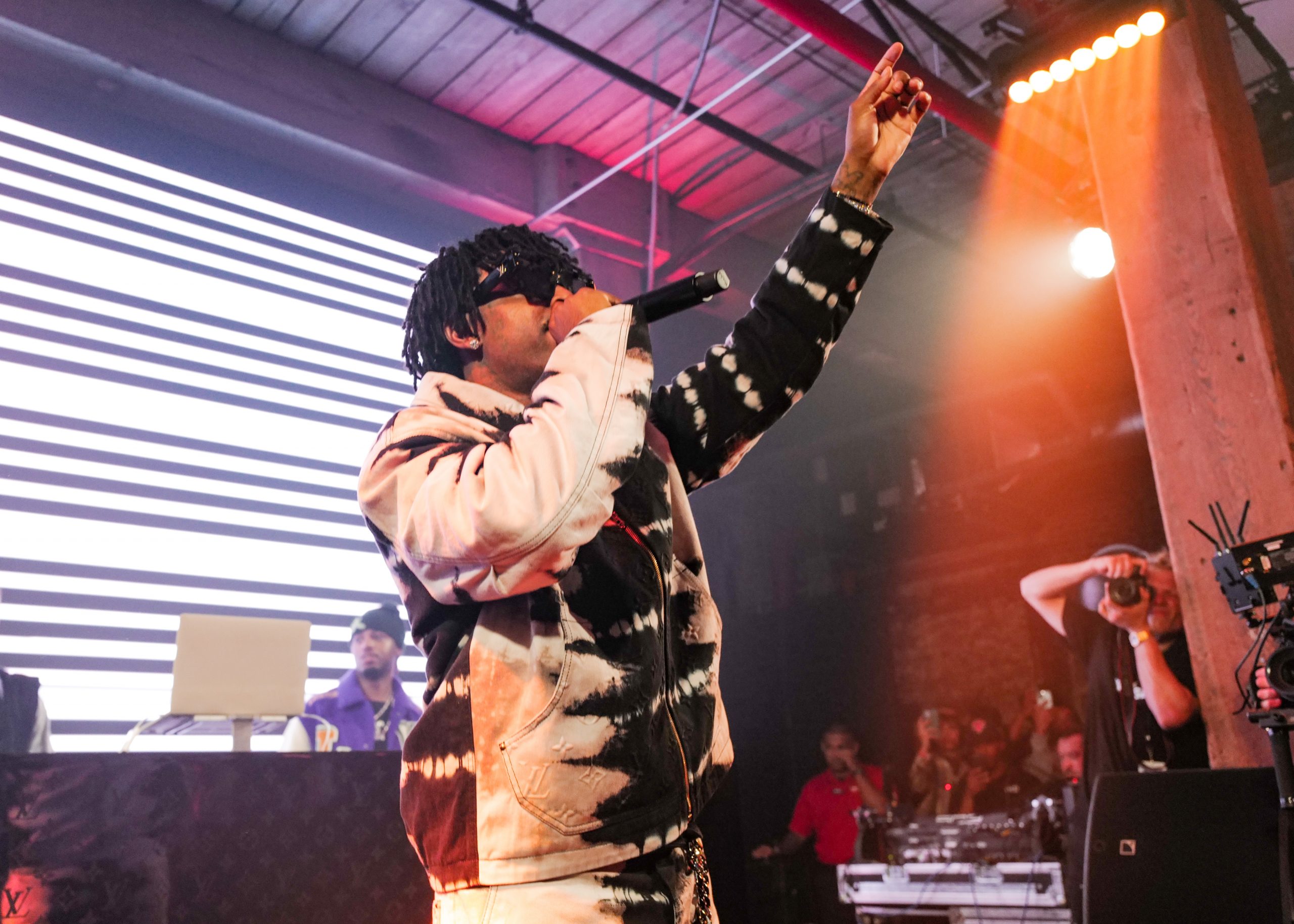 Louis Vuitton celebrates “Nike's Air Force 1 by Virgil Abloh” exhibition  opening event. 21 Savage and Metro Boomin closed the exhibition opening  event with a dope performance!