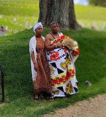 His Majesty Nana Amoako Yiadom Gyata and his Queen, Nana Abena Konadu Yiadom, Nkuranhyekurombemaa