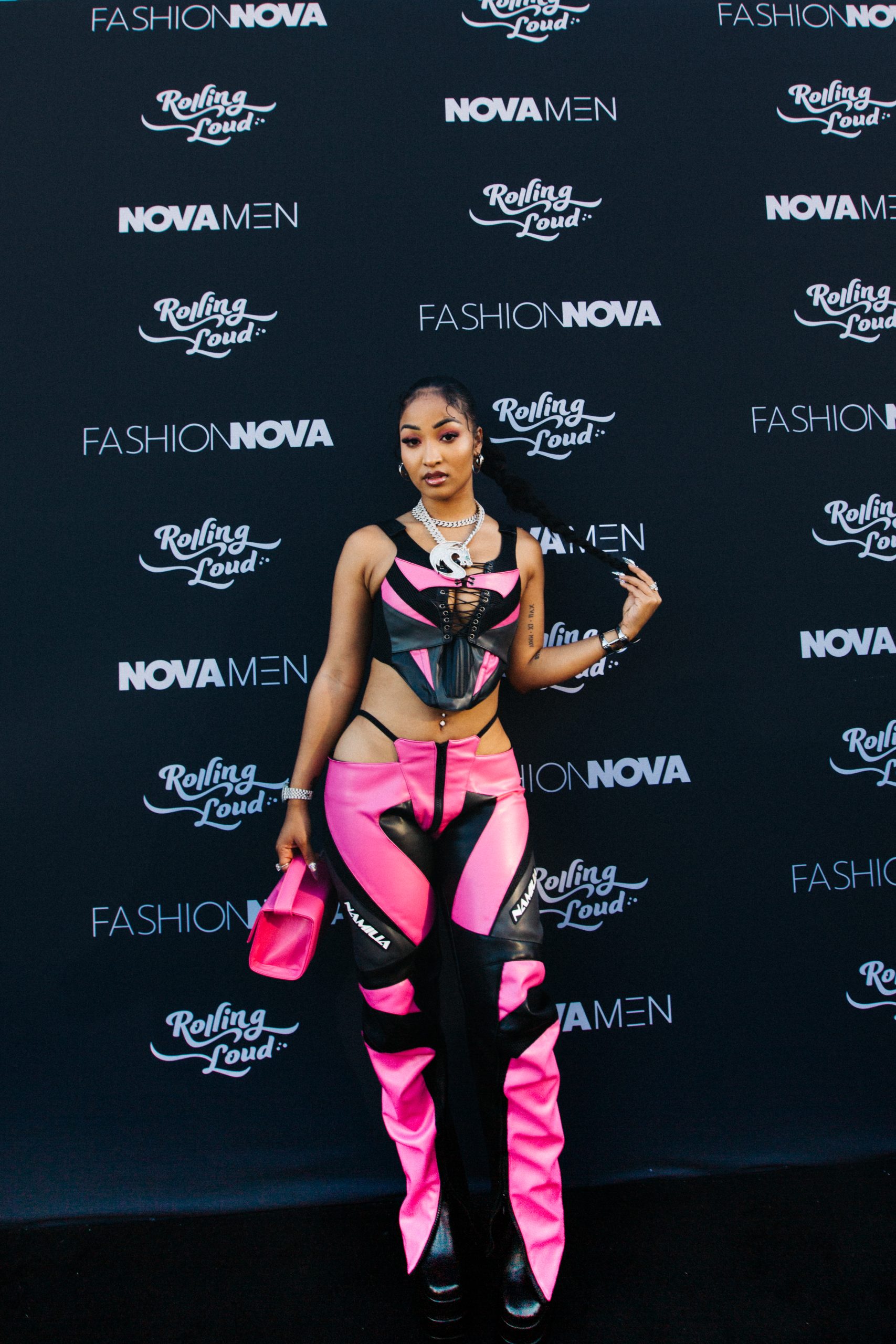 Shenseea at the Fashion Nova Stage at Rolling Loud New York 2022 at Citi Field in Queens, New York on Sunday, September 25. PHOTO CREDIT: Meraki House for Fashion Nova