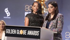 Selenis Leyva and Mayan Lopez at 80th Golden Globe Awards Nomination Announcement - Photo Credit Harmony Gerber/HFPA