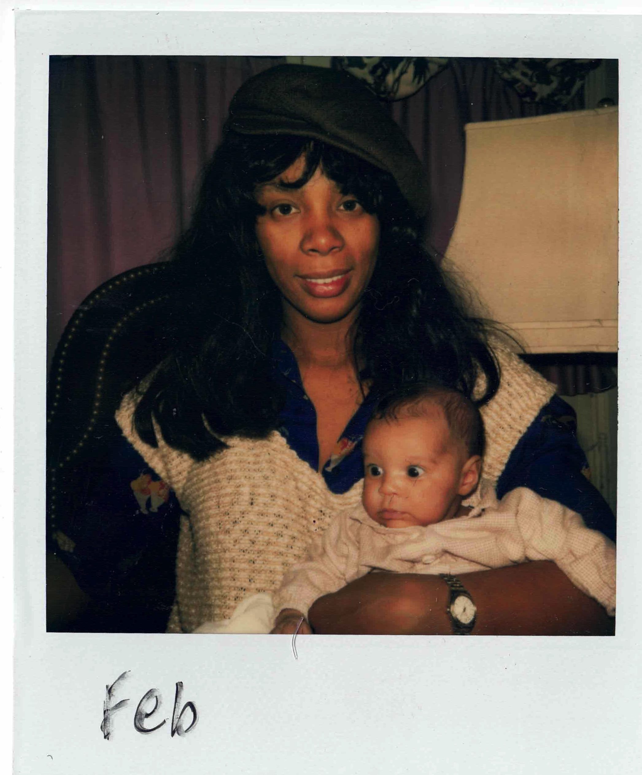 Mom Donna Summer with Baby Brooklyn