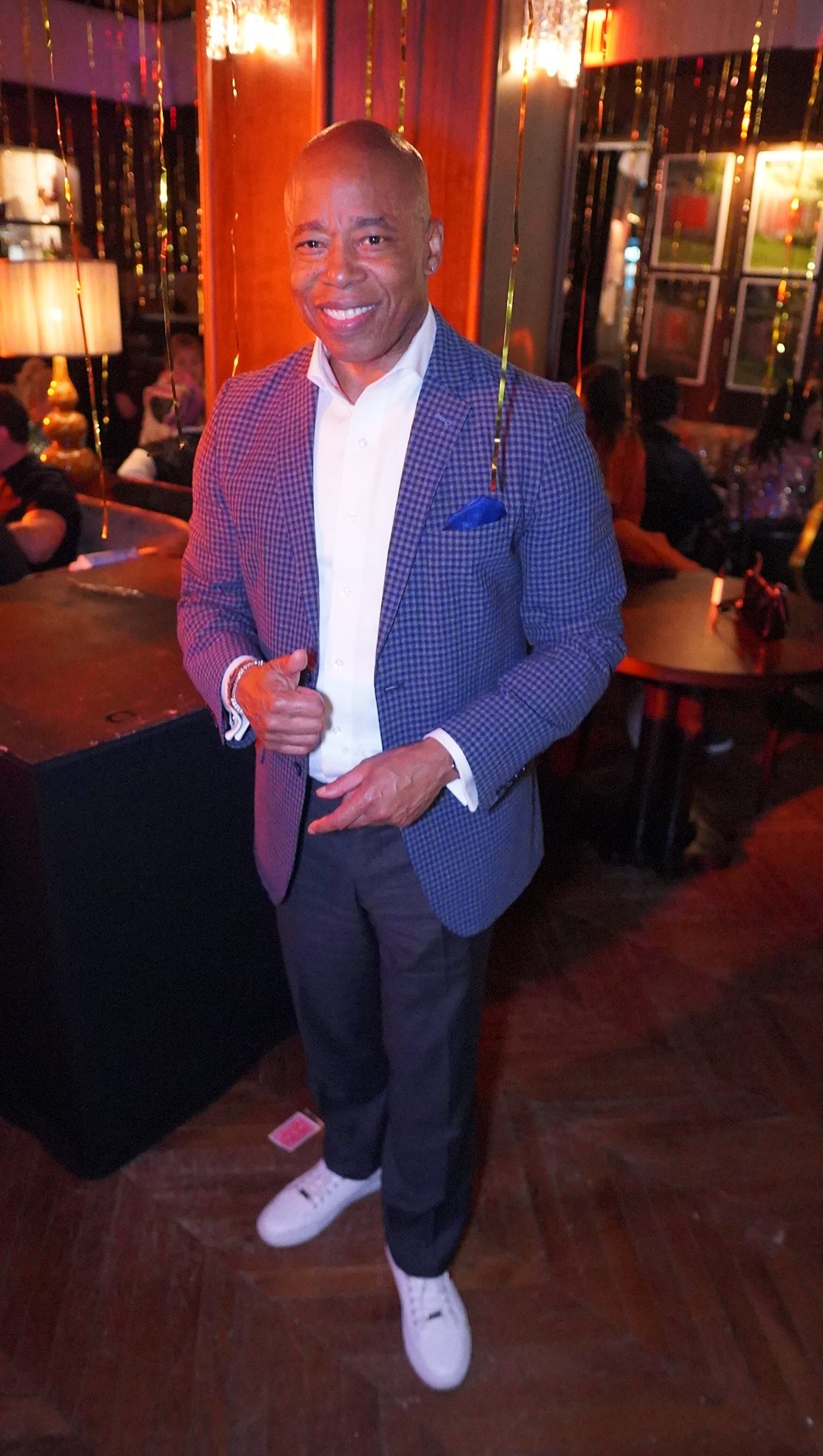 New York Mayor Eric Adams at The Ned NoMad one year anniversary party hosted by Richie Akiva featuring Moet & Chandon on June 8, 2023