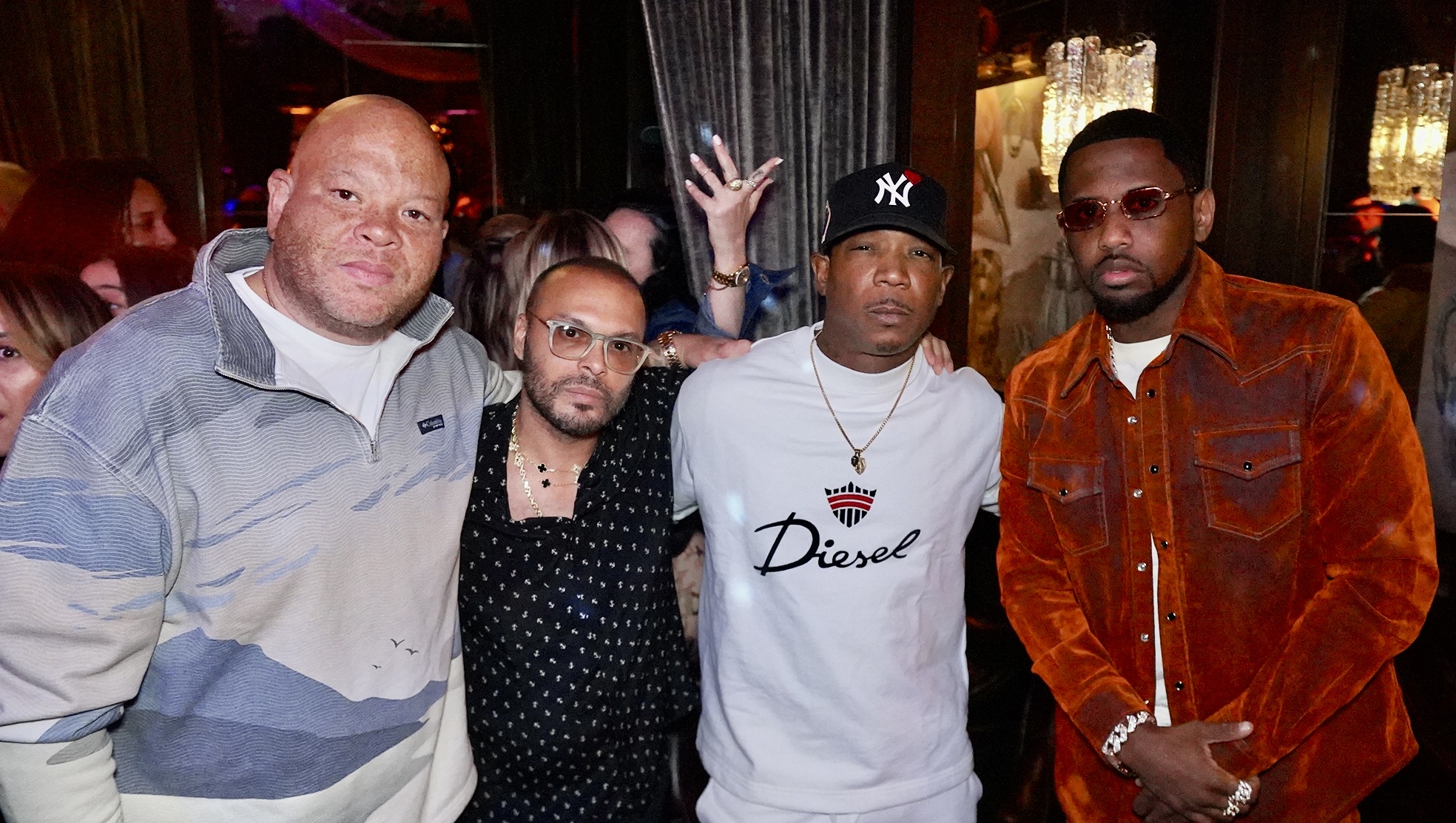 Shawn, Richie, Ja rule, Fabolous at The Ned NoMad one year anniversary party hosted by Richie Akiva featuring Moet & Chandon on June 8, 2023