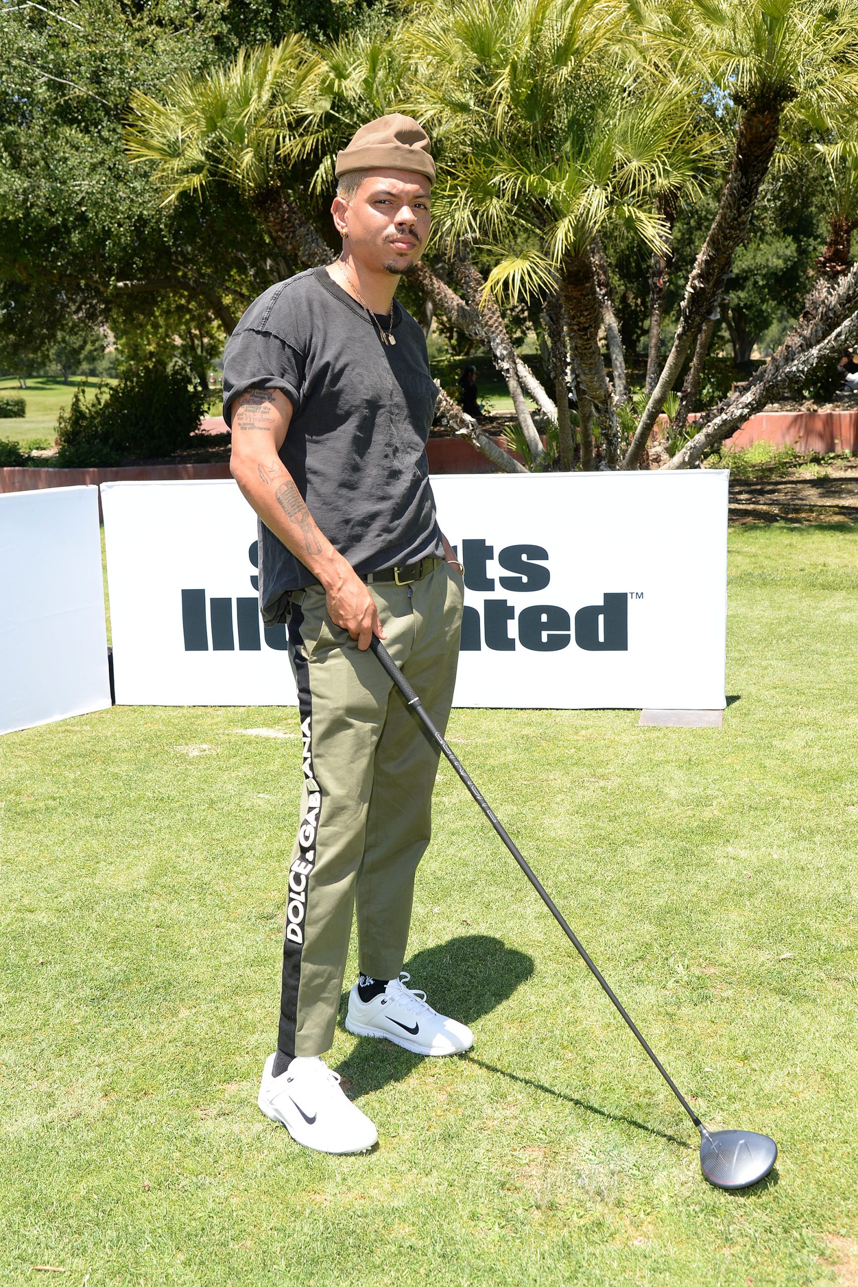 Evan Ross at the Sports Illustrated Presents ‘The Golf Classic` with special guest Austin Reaves of the Los Angeles Lakers at Angeles National.