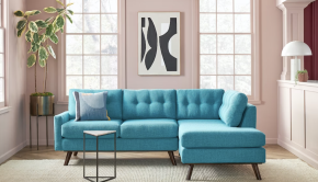 Hopson Apartment Sectional in Vibe Aquatic Lifestyle