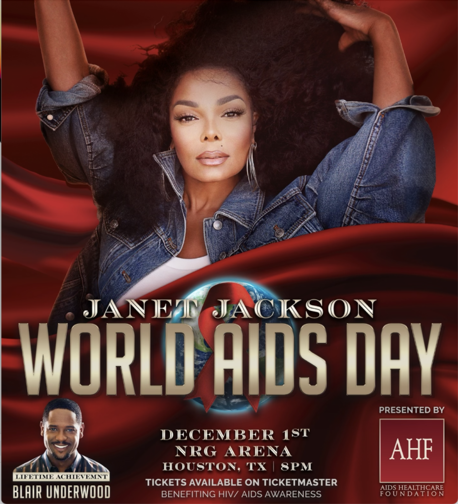 Janet Jackson - World AIDS Day Event in Houston - 2023 - art