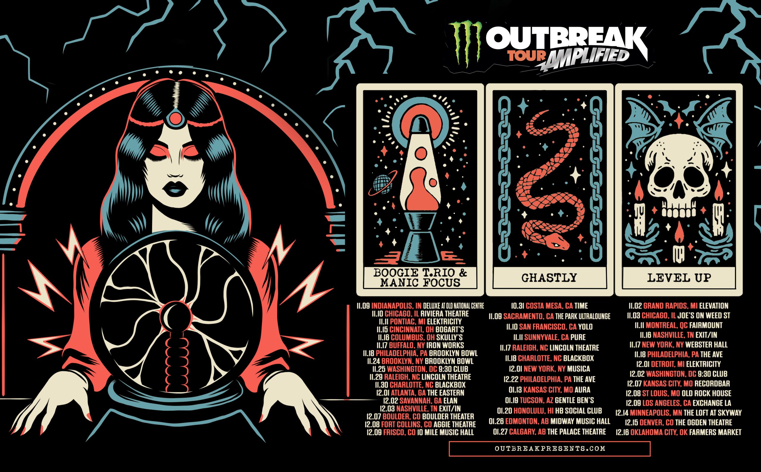 monster outbreak tour