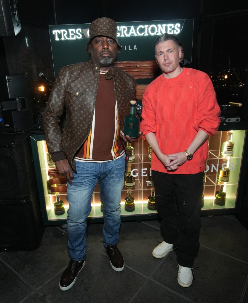 NEW YORK, NEW YORK - NOVEMBER 30: Big Daddy Kane (L) and Noah Callahan-Bever, Founder and CEO Idea Generation attend Idea Generation LIVE: Celebrating 50 Years of Hip Hop and Tres Generaciones Tequila with Big Daddy Kane at Westlight at The William Vale on November 30, 2023 in New York City. (Photo by Rob Kim/Getty Images for Tres Generaciones Tequila)