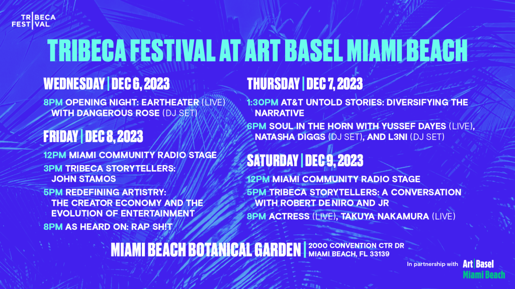 Robert De Niro at Tribeca Festival at Art Basel Miami Beach - art