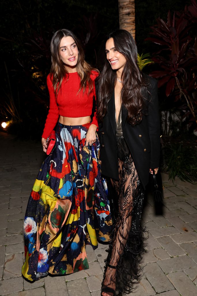 MIAMI BEACH, FLORIDA - DECEMBER 07: (L-R) Valentina Ferrer and Isabela Grutman attend W Magazine And Ralph Lauren's Art Basel Celebration on December 07, 2023 in Miami Beach, Florida. (Photo by Jamie McCarthy/Getty Images for W Magazine)