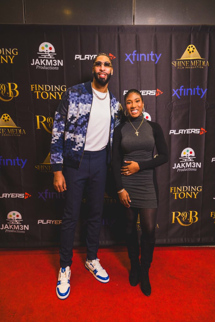 Producer Anthony Davis and Director Raven Magwood Goodson - Finding Tony Movie Premiere on February 17th, 2024. Justin Tucker / Nine84