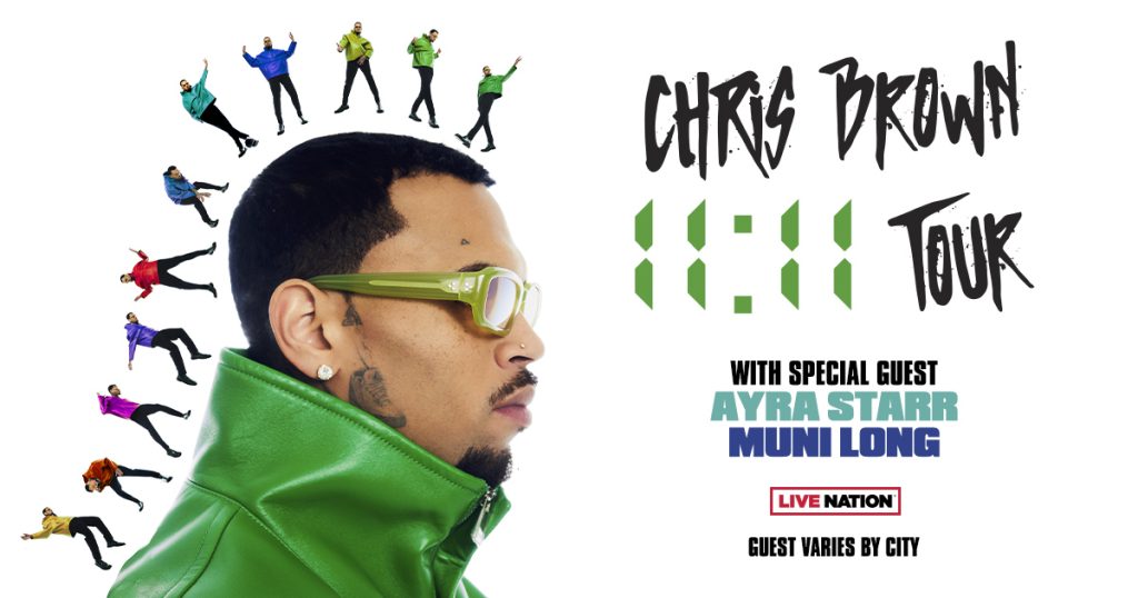 Chris Brown 11:11 Tour - art