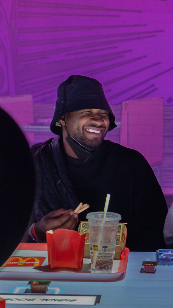 Usher at the WcDonald’s Immersive Dining Experience, open March 9-10 in Los Angeles.(Photo Credit: Natt Lim, Anaheim Studios)