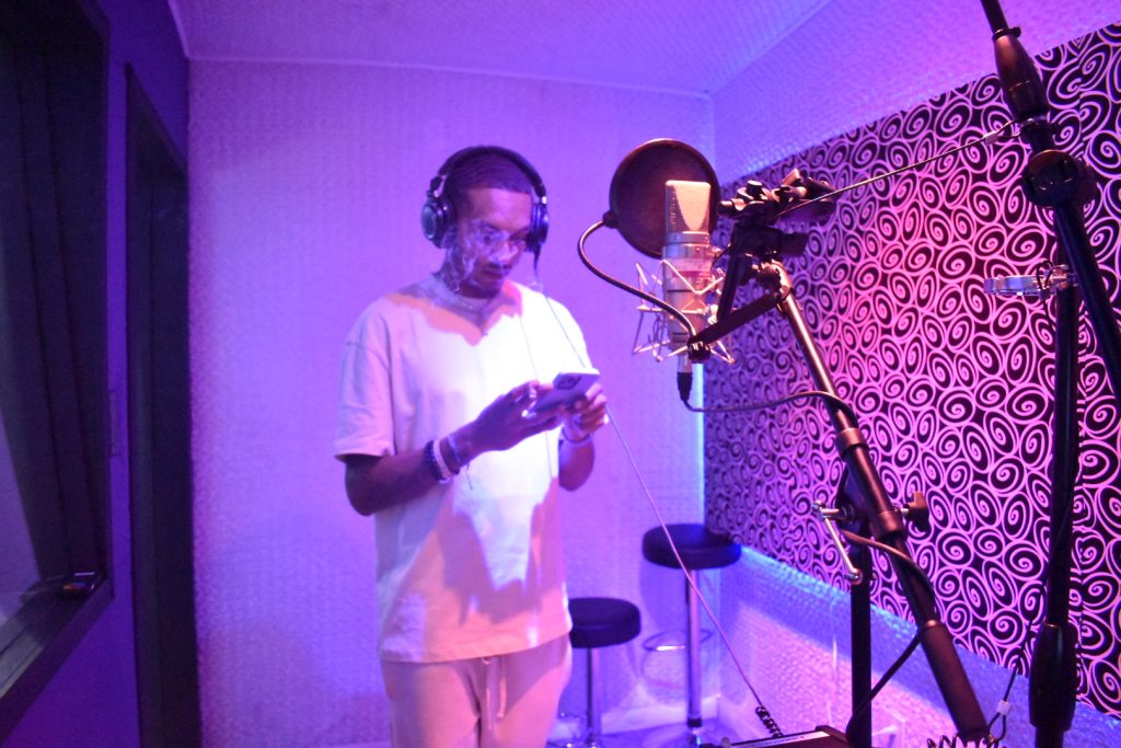 M'Zayy in the booth - "Of Course"