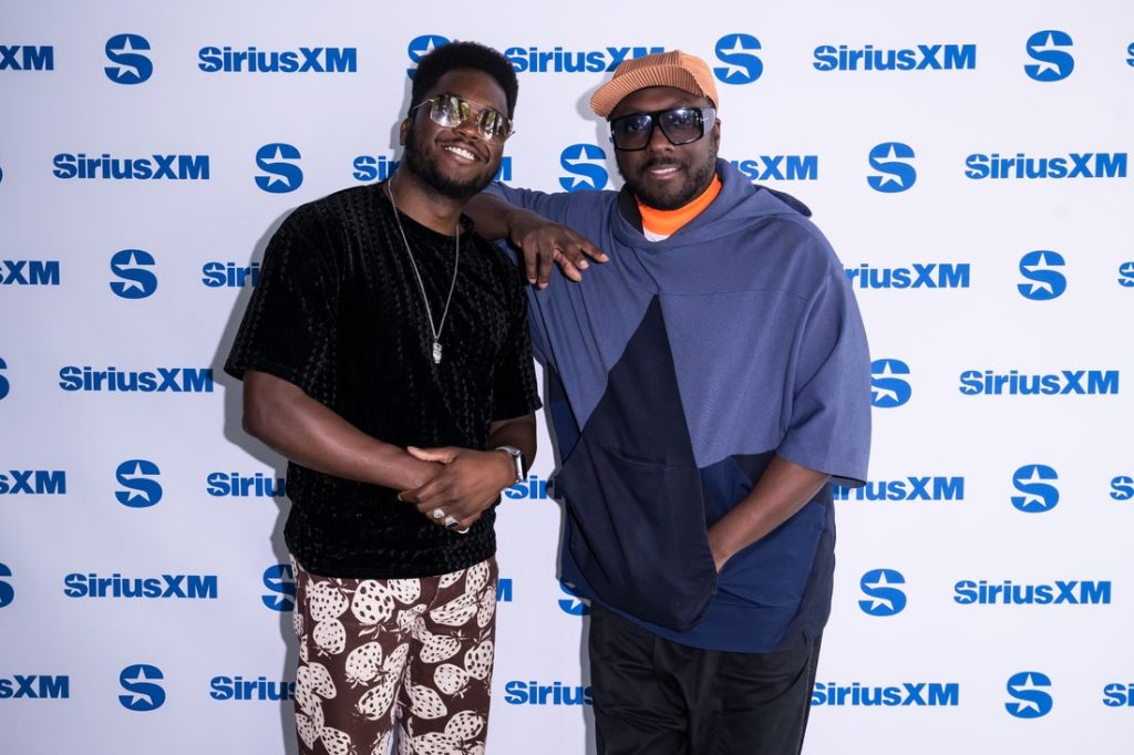 will.i.am records his SiriusXM show “will.i.am Presents the FYI Show” with Cimafunk from the SiriusXM Miami Studios - Photo Credit April Nicole/SiriusXM